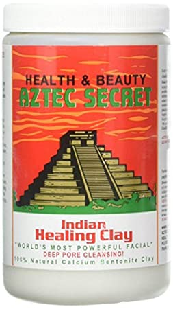 Aztec Secret Indian Healing Clay 2LB Deep Pore Cleansing Facial & Body Mask Version-1, 5 Pack