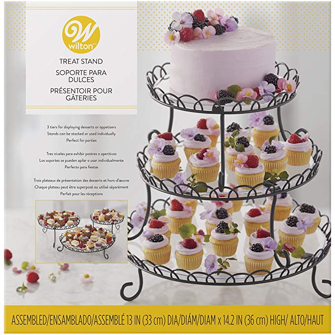 Wilton 3-Tier Customizable Iron Treat Stand, 13-Inch