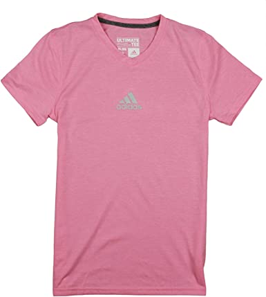 adidas Youth Girls (7-16) Ultimate Athletic V-Neck Short Sleeve Tee