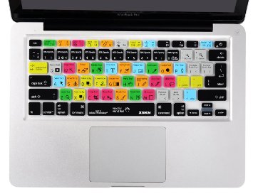 Adobe Photoshop Shortcuts Keyboard Skin Hot Keys PS Keyboard Cover for Macbook Air 13 & Macbook Pro 13 15 17, Retina (US / European ISO Keyboard)
