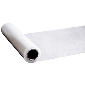 25m roll clear polythene self adhesive carpet protector film, FREE Express Delivery