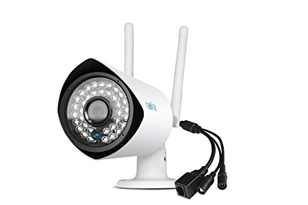 Reolink RLC-210W 1080p Add-on Wireless IP Camera Work with Reolink RLK4-210WB2 / RLK4-210WB4 WiFi NVR Kit ONLY