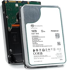 Seagate Exos Mach.2 18TB Enterprise Hard Drive HDD SATA 6Gb/s 256MB Cache 7200 RPM 512e CMR Helium Sealed 3.5in Hard Drive ST18000NM0092 (Renewed)