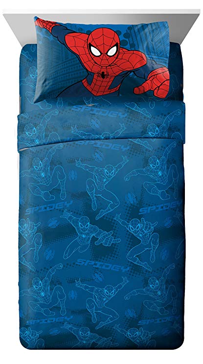 Marvel Spiderman 'Graphic' 3 Piece Twin Sheet Set