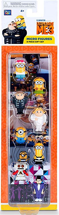 Despicable Me 3 Micro Figures 8 Piece Gift Set Collectible Series