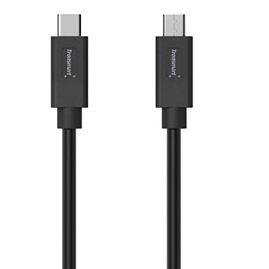 Tronsmart USB-C to USB-C Cable for ChromeBook Pixel, Nexus 5X, Nexus 6P, LG G5 and More (6 Feet, Black)