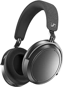 Sennheiser Momentum 4 Wireless Headphones with Bluetooth - with Adaptive Noise Cancelling for Crystal Clear Calls - 60 Hours Battery Life - Adjustable Sound, Lightweight and Foldable - Graphite