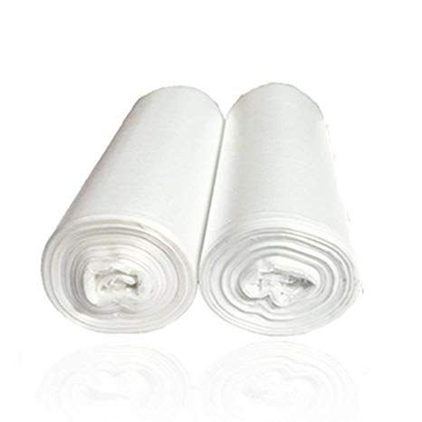 Cy3Lf 2 Gallon Small Trash Bags, Clear, 100 Counts/ 2 Rolls