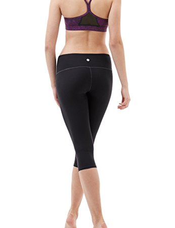 Tesla Yoga 17" Capri Mid-Waist Pants w Hidden Pocket FYC21/FYP21