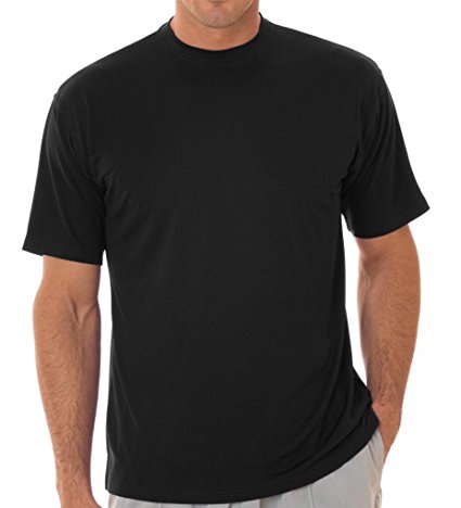 8420 UltraClub Men's Cool & Dry Performance Interlock Crew T shirt