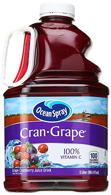 Ocean Spray Cranberry Grape Juice, 101.4 oz