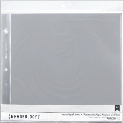 American Crafts 12-Inch by 12-Inch Page Protectors