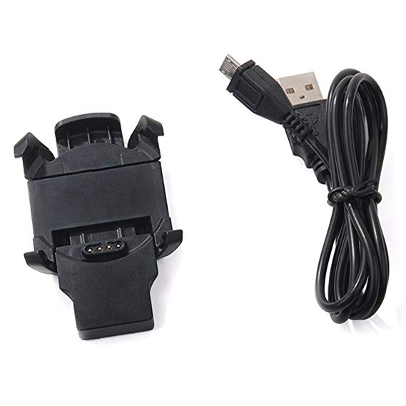 AWINNER Charging Cradle USB Interface Cable Data Cradle Charging Clip for Garmin Fenix 3