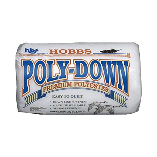 Hobbes PD90 | Polydown Queen Size Polyester Wadding | 90 x 108in
