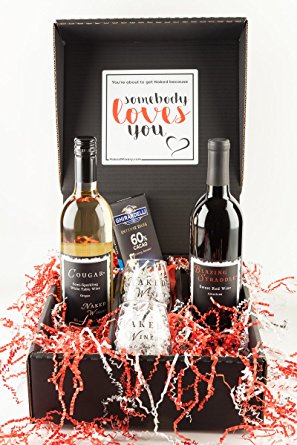 Sweet Red & Bubbly Wine Gift Set, 2 x 750 mL
