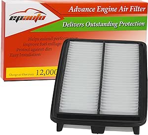 EPAuto GP061 (CA12061) Replacement for Panel Engine Air Filter for MDX (2016-2020), MDX Hybrid (2017-2020), TLX (2021-2023), Honda Odyssey (2018-2023), Passport (2019-2023), Pilot (2016-2023)