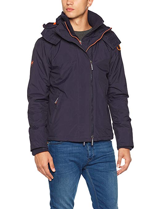 Superdry Men's Pop Zip Hood Arctic Wndcheater Sports Jacket