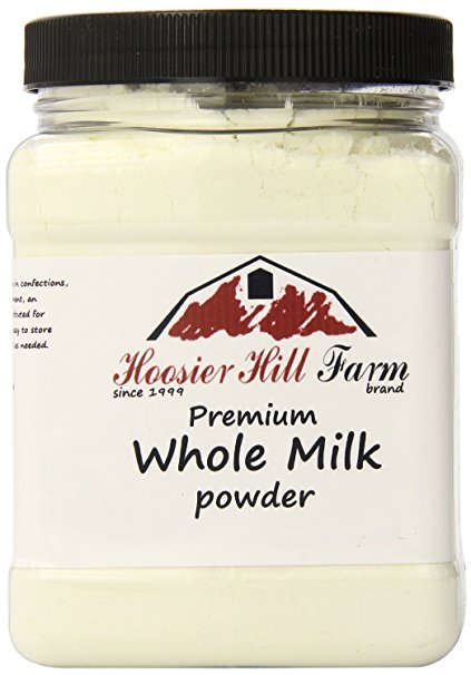 Hoosier Hill Farm All American Whole Milk Powder 2 LBS, Hormone Free, Gluten Free, Made in USA