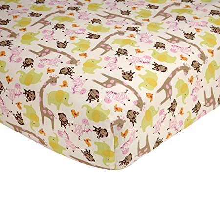 Carter's Jungle Collection Fitted Crib Sheet
