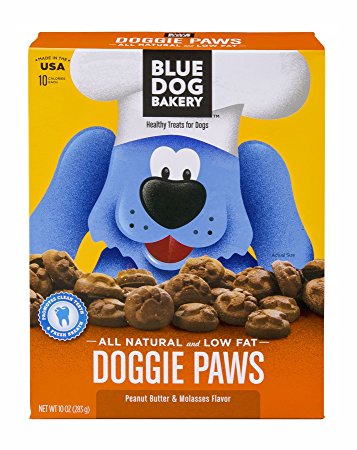 Blue Dog Bakery Natural and Low Fat Dog Treats, Pack of 6