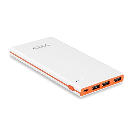 Lumsing Universal 10000mAh External Power Bank - White