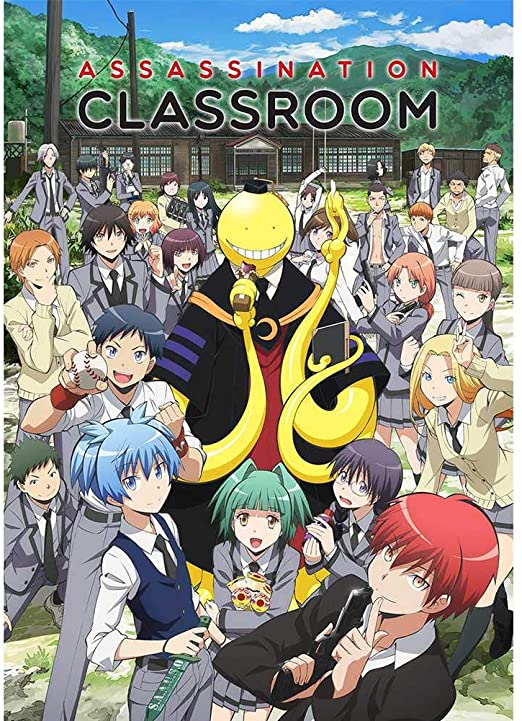HomMall Japanese Anime Character Poster Hanging Paintings Wall Art Fabric Poster(Assassination Classroom)