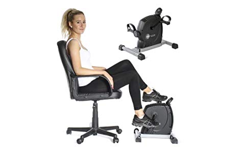 GymMate - Turns any chair into an exercise bike - Premium Quality Magnetic Mini Exerciser - Silky smooth, quiet impact free resistance excellent for home, office or therapeutic use and a great alternative to cumbersome upright bikes. Work out both legs and arms as well as the cardiovascular system. Various Colours