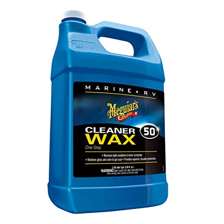 Meguiar's M5001 Marine/RV One Step Cleaner Wax - 1 Gallon