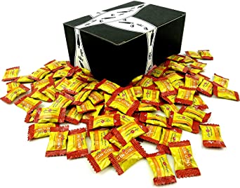 Ginger People Gin Gins Double Strength Hard Ginger Candy, 1 lb Bag in a BlackTie Box