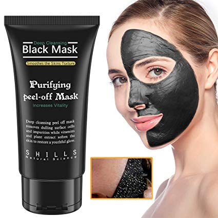 Blackhead Remover Mask,black mask,Charcoal Peel Off Mask, Deep Cleansing Facial Mask for Face & Nose For All Skin Types