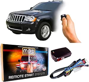 MPC Remote Start Kit for 2005-2007 Jeep Grand Cherokee | Plug and Play | Push Lock 3X to Start | USA Tech Support