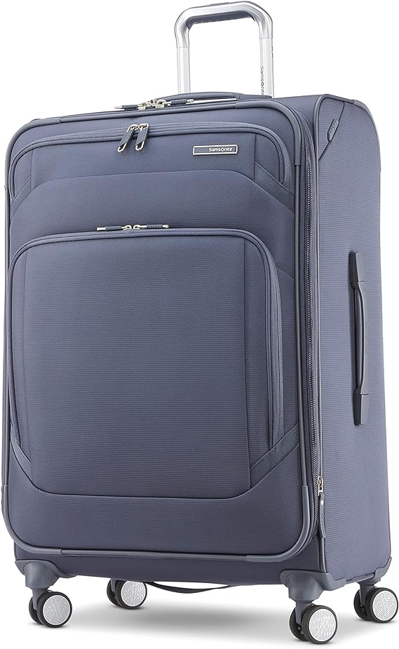 Samsonite Ascentra Softside Luggage, Checked-Medium Spinner, Slate