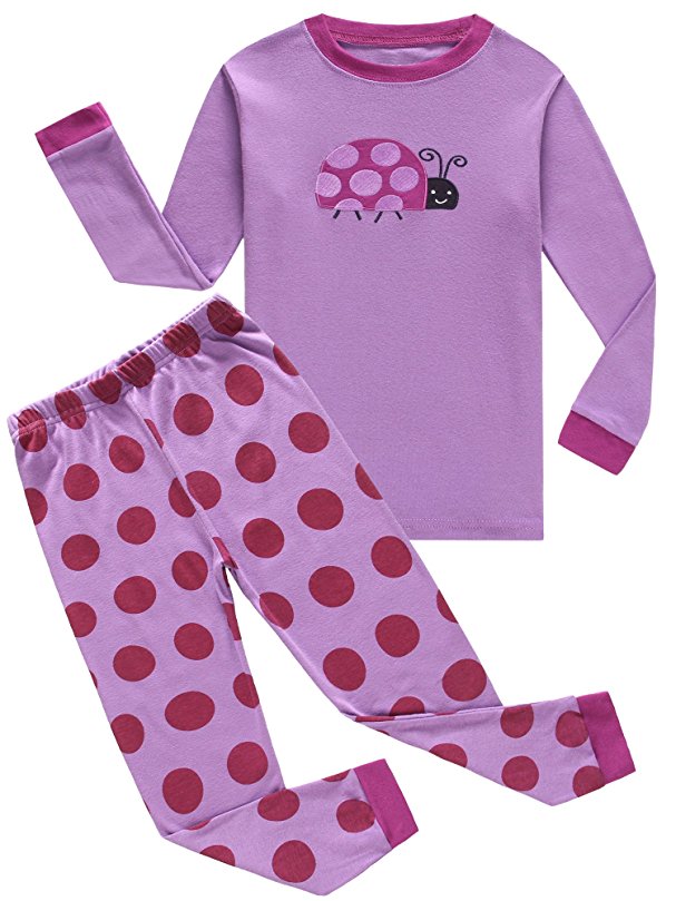 IF Pajamas Girls Little Kids PJS Sets 100% Cotton Clothes Size 12M-10Y