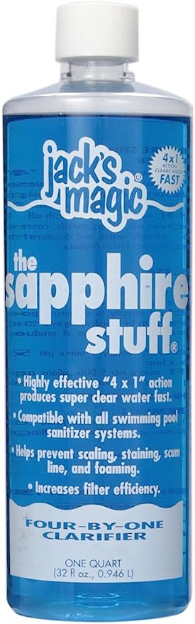 Jack's Magic Sapphire Stuff Pool Water Clarifier, 32 oz