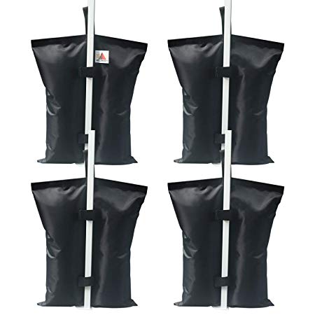 ABCCANOPY Industrial Grade Weights Bag Leg Weights for Pop up Canopy (Black-Plus)