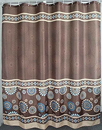 Shower Curtains, Sets, Paisley Stall Shower Curtain 36 x 72 Inches Bathroom_Bath_Shower Curtain, Brown or Coffee