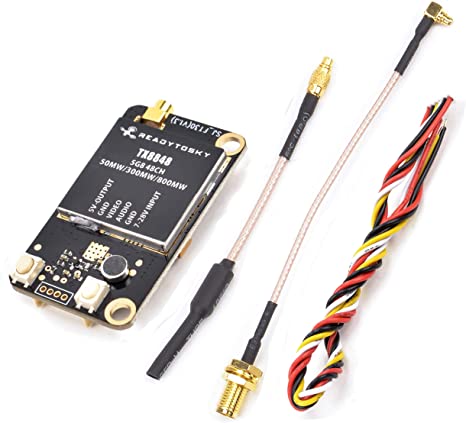 Readytosky 48CH TX8848 5.8G FPV Transmitter 50mW/300mW/800mW Switchable VTX Transmitter with Digital Display for FPV Racing Drone