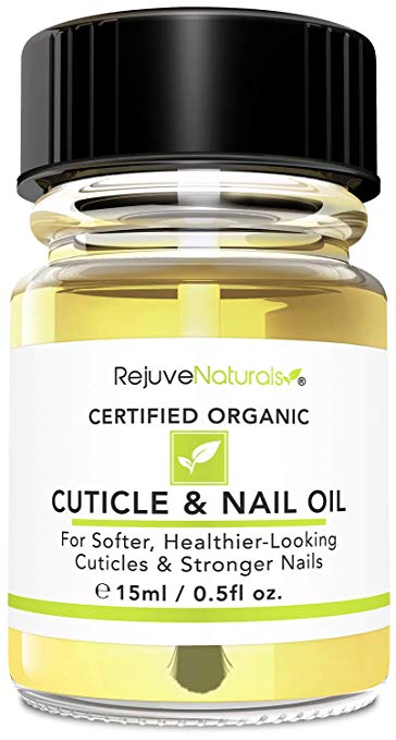 USDA Organic Cuticle Oil for Softer, Healthier Cuticles & Stronger Nails. Moisturizing & Healing Organic Jojoba, Olive, Camellia & Vitamin E Oils. For Peeling Cuticles, Splitting Nails & Cracked Skin.