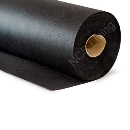 Black Corovin Upholstery Lining Fabric Base Cloth Dipryl Spun Bond Liner 70gms (3 Metres)