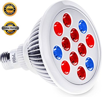 LED Grow light bulb - Premium Greenhouse Hydroponics for organic indoor gardening and marijuana - Lifespan Warranty, High Luminosity, Wide Coverage - Let your plant touch the sun