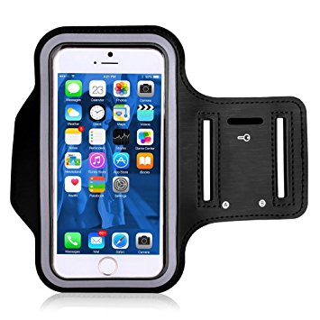 VersionTech Sweatproof Sporty Sport Armband   Key Holder   Screen Protector For For Workouts, Running, Cycling, Any Fitness Activity Outside or in the Gym Gymnasium For Apple iPhone 8 iPhone 7 iPhone 6/6S