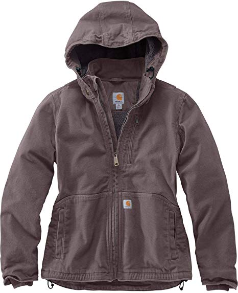 Carhartt Womens Full Swing Caldwell Stretch Sandstone Jacket Work Utility Outerwear