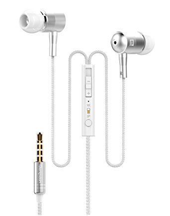 Earbuds, Earphone FreeMaster In-Ear Headphone Wired Cell Phone Stereo Headset with Mic and Volume Control for iPhone6 iPad iPod MP3 Player Samsung and other Smartphone (Silver)