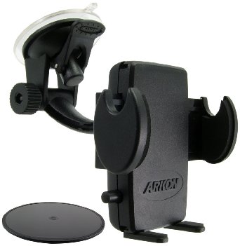 Arkon Windshield and Dash Phone Car Mount for iPhone 6S 6 Plus 6S 6 5 5S Galaxy Note 5 4 S7 S6 Retail Black