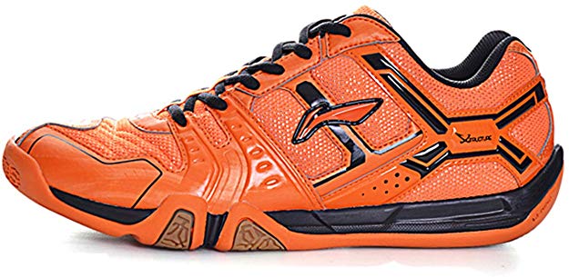 LI-NING Men Saga Lightweight Badminton Shoes Breathable Professional Sport Shoes AYTM085
