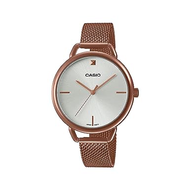 Casio Enticer Ladies Analog Rose Gold Dial Women's Watch-A1812