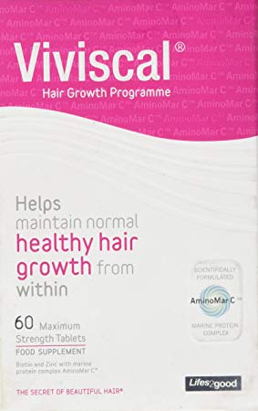 Viviscal Maximum Strength Hair Growth Supplements 1 Month Supply (60 tabs)