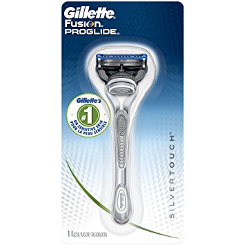 Gillette Fusion Proglide Silvertouch Manual Men's Razor 1 Count