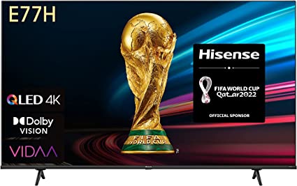 Hisense 50E77HQTUK QLED Gaming Series 50-inch 4K UHD Dolby Vision HDR Smart TV with YouTube, Netflix, Disney   Freeview Play and Alexa Built-in, Bluetooth and WiFi, TUV Certificated (2022 NEW)