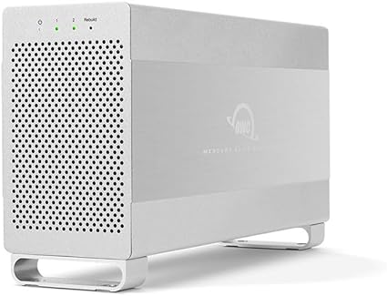 OWC Mercury Elite Pro Dual (4.0 TB) Dual-Drive RAID USB 3.2 (5Gb/s)   eSATA External Storage Solution, 2x 2TB, 7200RPM